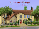 Sims 3 — Lauren  House by BarbC0702 — 3 bedroom, 2 1/2 baths, office,laundry room, pool