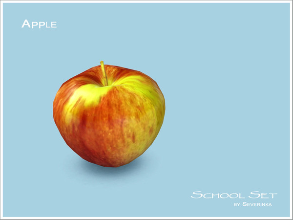 Sims 3 — Apple by Severinka_ — Created by Severinka, SchoolSet