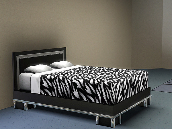Sims 3 — Trustime Modern Bedroom Bed by TheNumbersWoman — Made for my friend Trustime by request. Modern bedroom designed