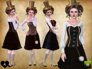 Sims 3 — Steampunk outfit with pocket watch by agapi_r — A nice Steampunk outfit for your sim with a pocket watch