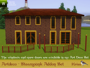 Sims 3 — Art Deco Set - Fratres World Steampunk Addon by Kriss — This is a Steampunk Addon for Fratres, the world created