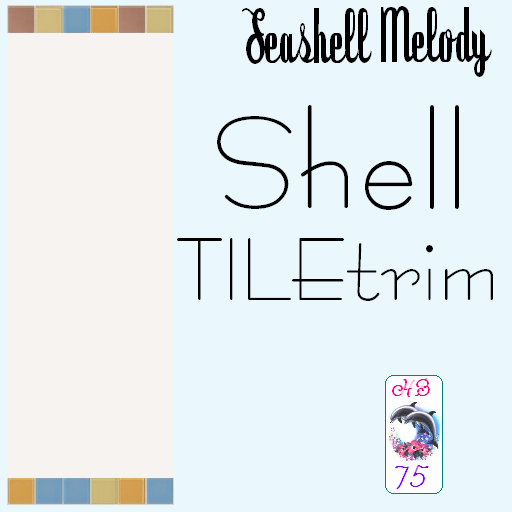 Sims 2 — SeashellMelody HB75 Shell TILES - Seashellmelody Hb75 Shell Tiletrim by hiedibear75 — Seashell Melody by