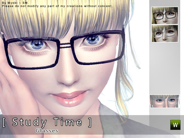 Sims 3 — [ Study Time ] - Glasses by Screaming_Mustard — 