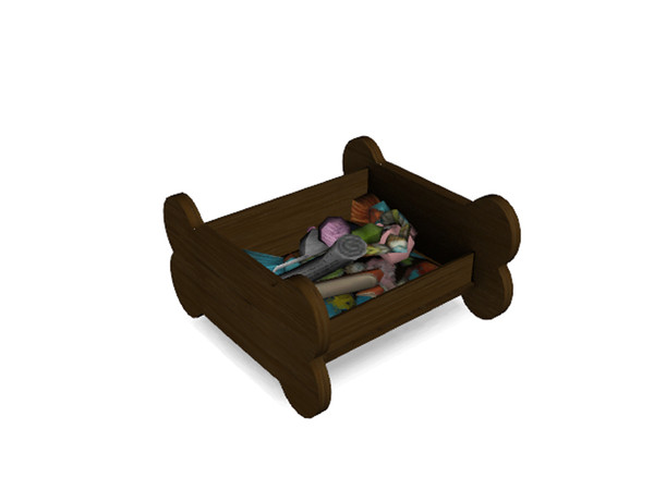 Sims 3 — Shabby Chic Romantic Pets Toy Box by TheNumbersWoman — A bit of Romantic shabiness yet sort of Chic. By