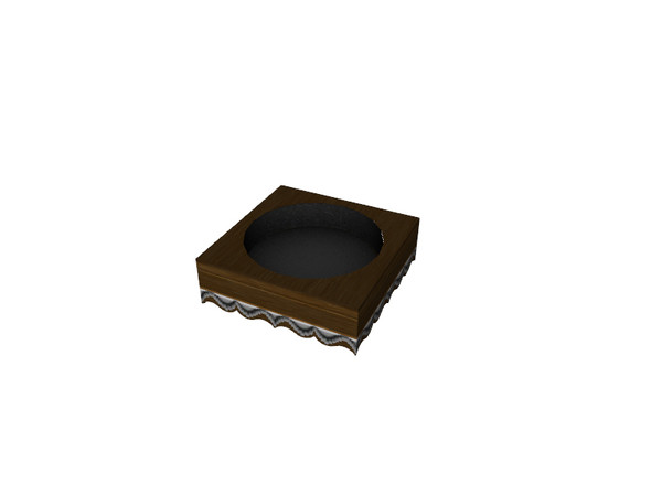 Sims 3 — Shabby Chic Romantic Pets Bowl by TheNumbersWoman — A bit of Romantic shabiness yet sort of Chic. By