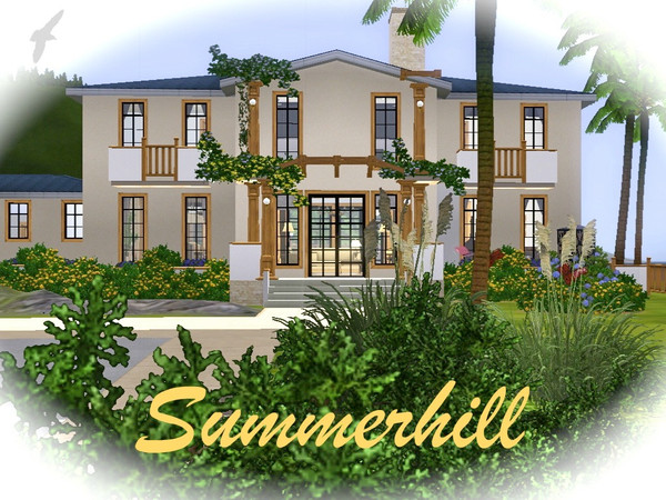 Sims 3 — SUMMERHILL by ziapina — This inviting 2-story home with beautiful floor plan has 3 bedrooms (1F, 2UF), 2