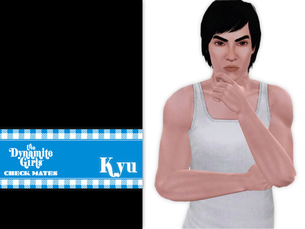 Sims 3 — Kyu by frisbud — Based on the Kyu doll from the Dynamite Girls series by Integrity Toys. The Dynamite Girls are