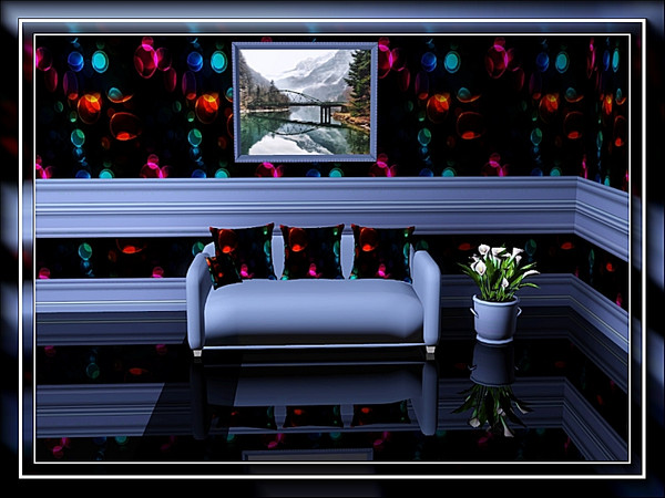 Sims 3 — marcorse_bright lights pattern by marcorse — Resembling neon lights distorted by rain, this pattern is in shades