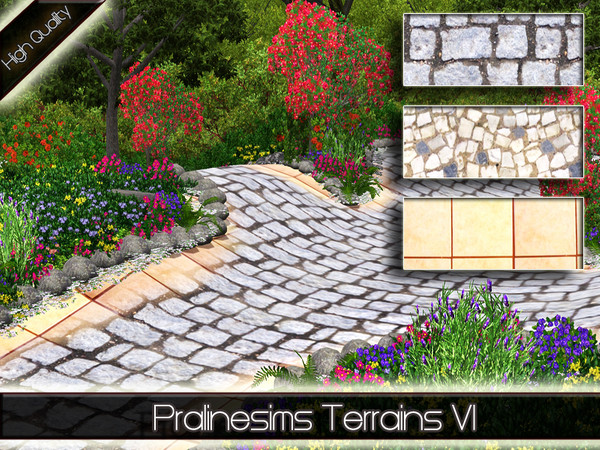 Sims 3 — Paving Stones by Pralinesims — By Pralinesims