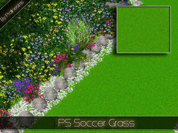Sims 3 — PS Soccer Grass by Pralinesims — By Pralinesims 
