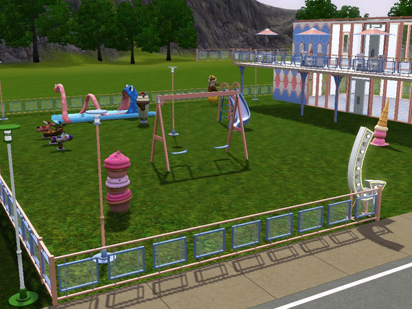 Sims 3 — Fun Zone by HollyHoskinson — This is a place for the whole family,Skiball,video games,and Driving range. no cc
