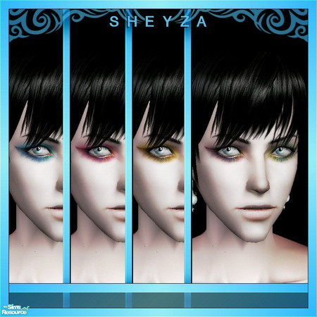 Sims 2 — Antisim Shadow Collection by rythmgitr — Elaborate shadows in 5 colors to go with my \"Blinded\" Eye
