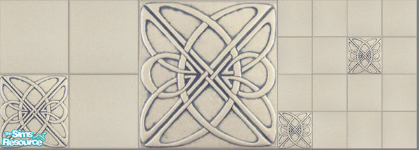 Sims 2 — Art Deco Set by SMTCHA022 — A set of 3 Art Deco floor tiles.