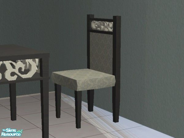 Sims 2 — Suave Dining [Rec3] - Dining Chair by EarthGoddess54 — This is a recolor file, you will need the mesh for this