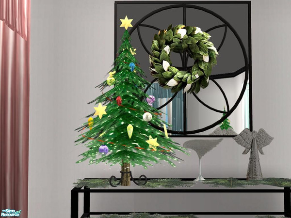 Sims 2 — XMas Set - Recolor XMastree with Ironstand by ShinoKCR — This Object will show in Lighting Misc