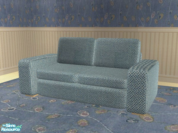 Sims 2 — Encounter Matching Living Room - Loveseat by SimanthaRat — as shown
