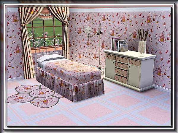 Sims 3 — marcorse_dream castles pattern by marcorse — Castles in the air? Perhaps . . but they are pretty pink ones,