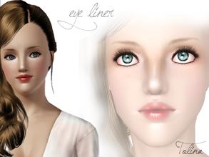 Sims 3 — Natural Eye Liner by tolina — A natural eye liner for your sims. Enjoy!