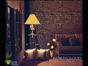 Sims 3 — Word Cloud Patterns by ayyuff — word cloud patterns.