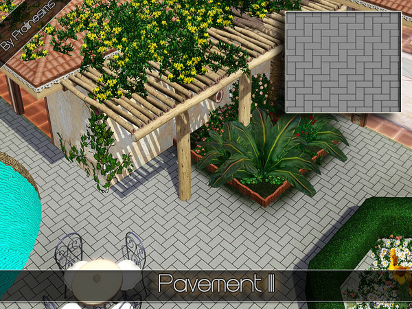 Sims 3 — Pavement III by Pralinesims — By Pralinesims for TSR