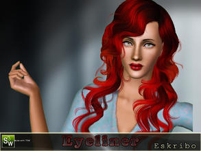 Sims 3 — Eskribo-Basic Eyeliner by Es-Kribo — Just some basic eyeliner for your sims ! -Female -Teen-Adult