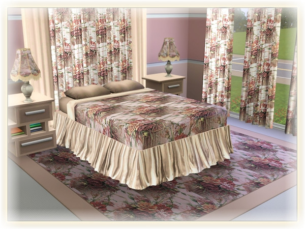 Sims 3 — marcorse_carnation basket pattern by marcorse — Baskets of pink carnations arranged in a regular repeat pattern