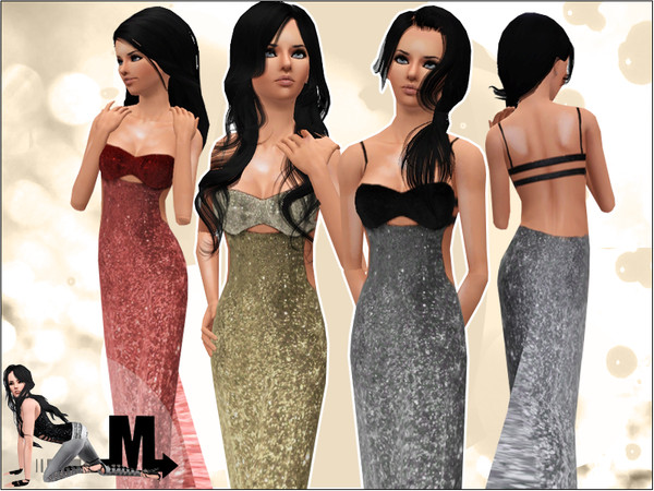 Sims 3 — HER by miraminkova — Capital H-E-R is an amazing gown. Get an awesome style!