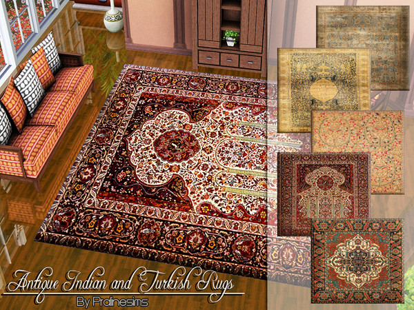 Sims 3 — Antique Indian and Turkish Rugs by Pralinesims — By Pralinesims