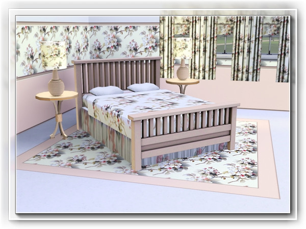 Sims 3 — marcorse_blossom pattern by marcorse — Delicate sprays of apple blossom, diagonally connected in chains.