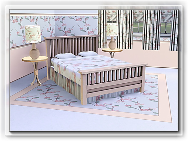 Sims 3 — marcorse_peach branch pattern by marcorse — Another blossom pattern, this time of a just emerging peach variety.