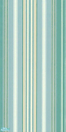 Sims 2 — Spring Stripes by kaate — A fresh new paint in gentle blues combined with natural wood. Also available in a full