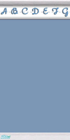 Sims 2 —  by alechan — Part of \"Elemental Letters\" Wallpaper set. From A to G.