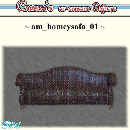 Sims 2 — am_HomeySofa - Am Homeysofa 01 by Cruella — Purple