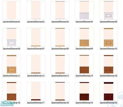 Sims 2 — Jasmine Shimmer by gil_shalos — A set of 20 walls painted Jasmine Shimmer(from the Dulux Light and Space