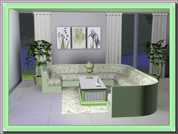 Sims 3 — marcorse_satin puff vanilla ice pattern by marcorse — This is the vanilla ice [greeny white] variation of my