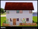 Sims 3 — Martha - NO CC  Starter  by aamorgan05 — Hey ya'll here is Martha. A 1 bed room, 1 bathroom, starter home for