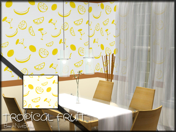 Sims 3 — Tropical Fruit by BeechNutBaby2 — lemons, bananas...oh the tropics!