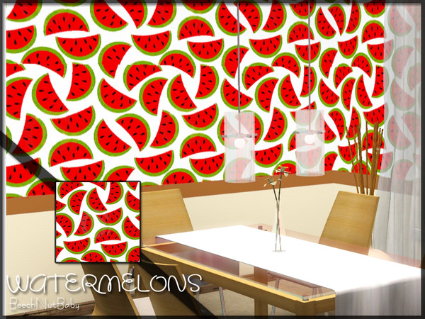 Sims 3 — Watermelons by BeechNutBaby2 — Yummy, juicy watermelons!