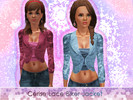 Sims 3 — Cerise Lace Biker Jacket  by Winke — Jacket for femal yaf/af . hope you like it ^^ 