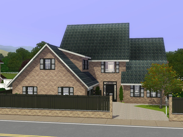 Sims 3 — Summer by dorienski — A traditional home with spacious living and dining, kitchen with breakfast nook, a laundry