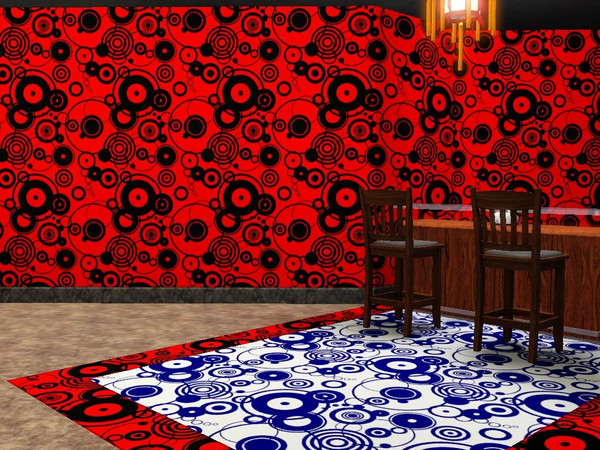 Sims 3 — Disco Fever-Design 05 by allison731 — Pattern is part of the Disco Fever set. Category: Geometric Channels: 2