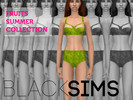 Sims 2 — Leaves Swimsuit by BlackSims2 — A Very Modern swimsuit from the Fruits Summer Collection, By: BlackSims.
