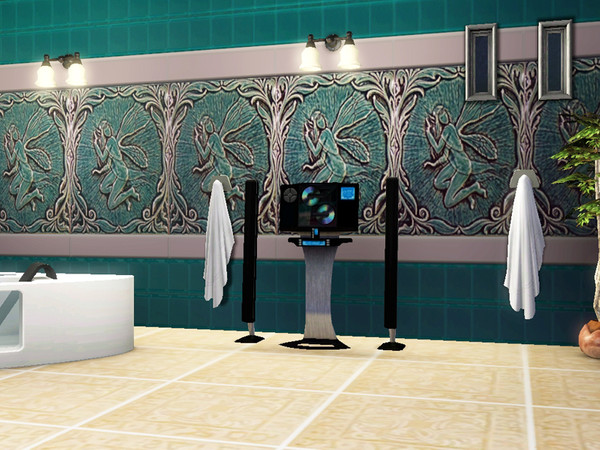 Sims 3 — Celtic Fairie Tile by twosister422 — 3 of 5 Celtic Bathroom Tile