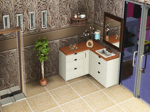 Sims 3 — Celtic Dragon Bathroom Tile  by twosister422 — 5 of 5 Celtic Bathroom Tiles