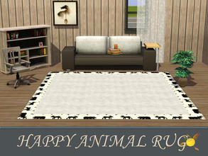 Sims 3 — evi Happy Animal rug by evi — It is recolorable so you can change its color as much as you like to give your