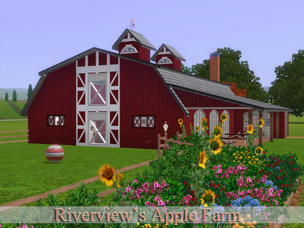 Sims 3 — Riverview's Apple Farm by lbvamp — Found at Old Farm Rd, Riverview. Its a great place for your entire family to