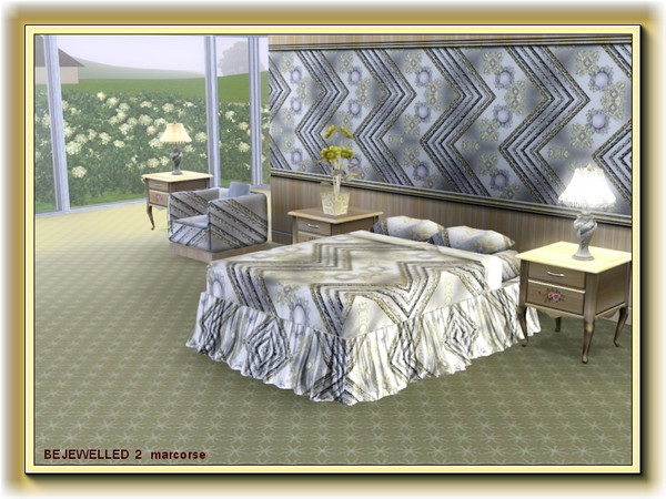 Sims 3 — Bejewelled 2 pattern by marcorse — Bejewelled 2 is the second in a series of 12 Geometric patterns, all