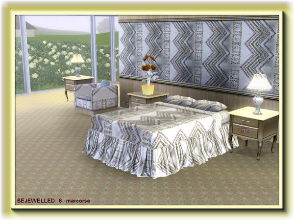 Sims 3 — Bejewelled 6 pattern by marcorse — Bejewelled 6 is the sixth in a series of 12 Geometric patterns, all featuring