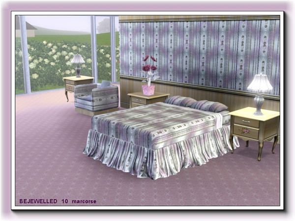 Sims 3 — Bejewelled 10 pattern by marcorse — Bejewelled 10 is the fourth in the second set of 6, in a series of 12