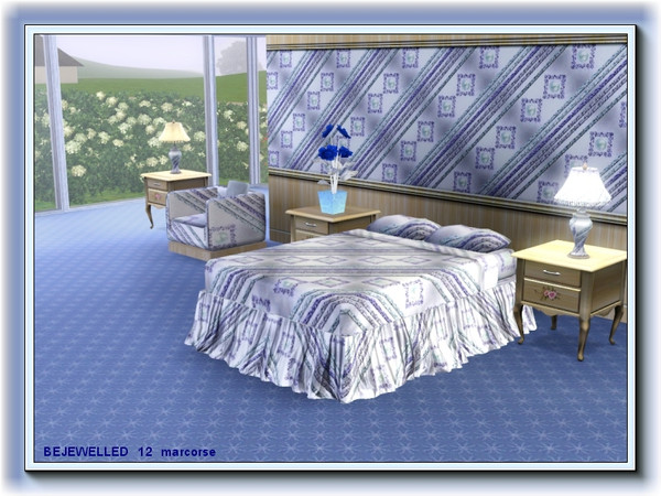 Sims 3 — Bejewelled 12 pattern by marcorse — Bejewelled 12 is the final in the second set of 6, in a series of 12